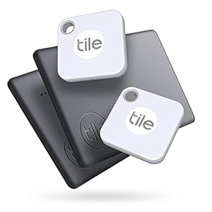 Tile Mate + Slim Combo (2020) Bluetooth key finder, 4 Stuks (2x Mate 2x Slim), incl. zoekopdracht met behulp van de…