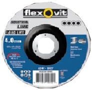 Flexovit 66252919671 Industrial Line Cutting and Grinding Discs for Angle Grinders, BF 27, to 24 V-bf27, 150 mm D X 4 mm T X 22.23 mm B