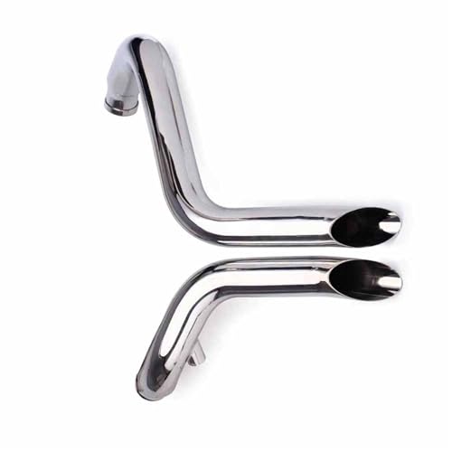 Pot d'échappement moto anti-vibration et commandes avancées style motocross pour Harley Sportster 883