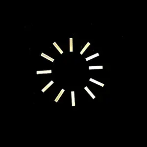 BanteyBanatey 12 Golden Acrylic Dash Only Numbers/Numerals/Digits for Clock Making in Resin Art, MDF Craft, Decoupage Craft, DIY Craft As a Clock Accessory (Dash Only)