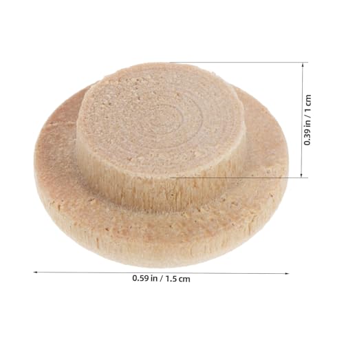 Oculte tornillos con tapones de madera reutilizables para cubrir orificios redondos 3