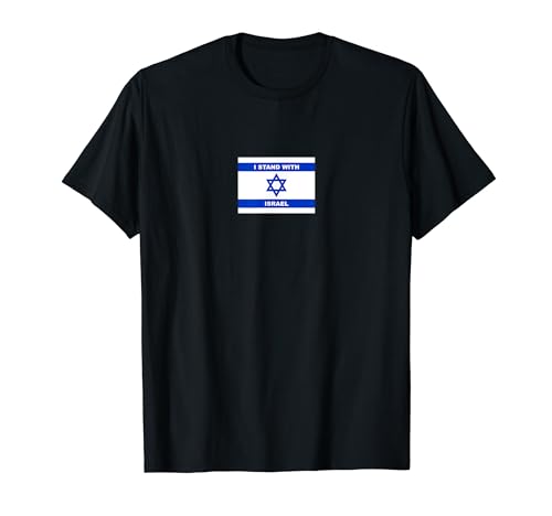 Bandera de Israel, estrella de David, judaísmo, apoyo, solidaridad Camiseta