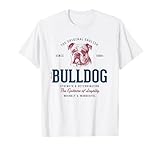 Bulldog Anglais Vintage au Style Rétro T-Shirt