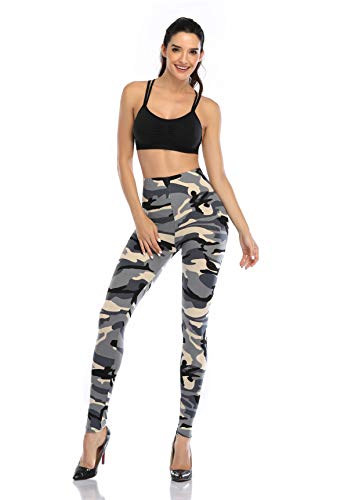 VOGUEMAX Womens Ankle Length Leggings Buttery Soft High Waisted Stretch Basic Solid Full Length Leggings Pants - Image 3