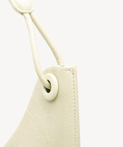 Image of NEWBELLA Women's Commuter Tote Bag - Soft Faux Leather Shoulder Bag, Solid Color Simple Design handbag for Office, Travel & Everyday Use, Beige