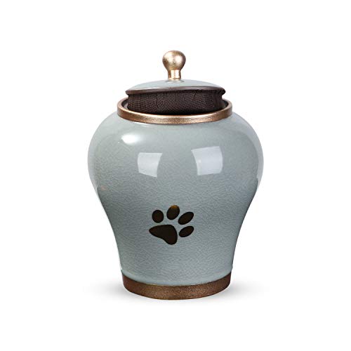 Youdear Memorials Handicrafts Haustier-Urnen, 16 cm hochwertige Urnen für Hunde und Katzen, geeignete Größe für Asche bis zu 900 cm3