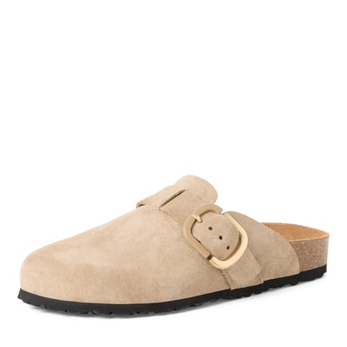 Mule plate pour femme Tamaris chaussure été confortable semelle cuir