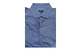 Ajuste elástico, ajuste regular, precio al por menor RRP £139, azul pastal, lunares