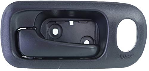 Front Driver Side Interior Door Handle Textured Black Without Door Lock Hole for 2002-2006 Honda CR-V EX All Engines