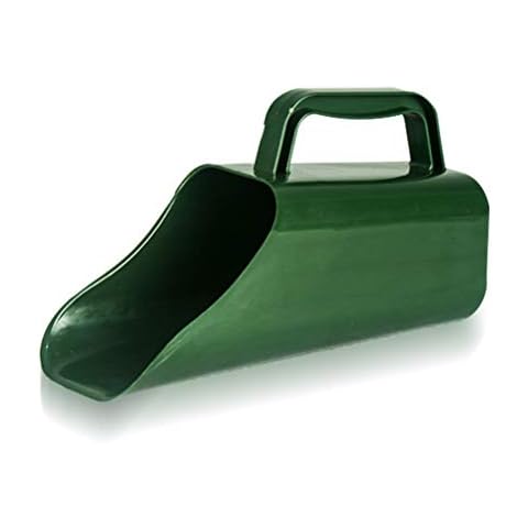 Mify Garden Shovel, Multifunctional Feed Scoop Plastic Planting Shovel Salt Scoop with Bucket Gardening Digging Tool Cover