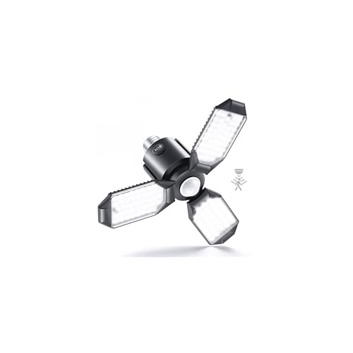 80W Motion Sensor Garage LED Light with 2 Modes