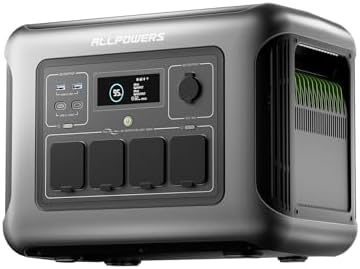 ALLPOWERS R1500 LITE Portable Power Station 1056Wh LFP Battery 16...