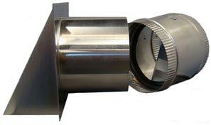 Metal Wall Vent (5 Inch) w. Reversible Damper (RDWVA 5)