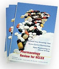 Unknown Binding Pharmacology Review for NCLEX Book