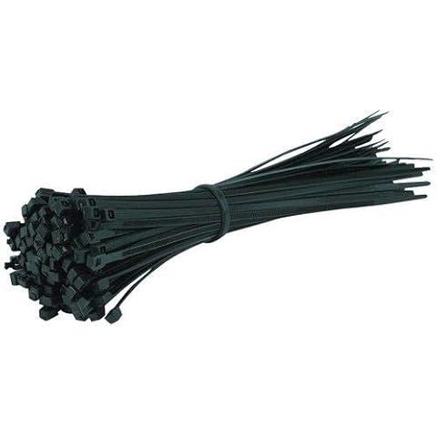 Pack of 100 Cable Ties Nylon Zip TIE Wraps Black Colour Cable TIE 100mm x 2.5mm Size Cover