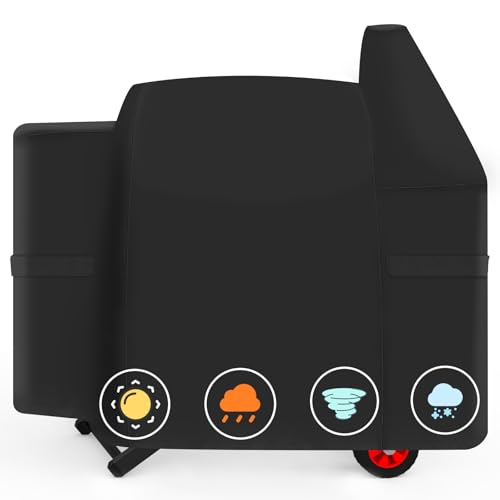 Grill Cover for Pit Boss 820 850 Z Grill 700 Waterproof & Heavy Duty Pellet Smoker Cover for Pit Boss 820 Deluxe Pro 850 and Z Grill 700