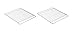 Produktbild Invero® Anpassbare Ofengitter, Edelstahl, für Backofen, Grill, Kochen Adjustable Shelve x2