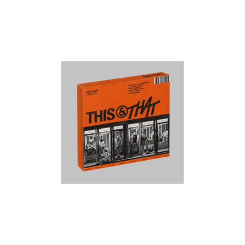 SKZ Stray Kids THIS & THAT 10th Mini Album Standard THAT Version CD+PhotoBook+Magnetic Sticker+ID Card+PhotoCard+Mini PostCard+Tracking TNT T&T