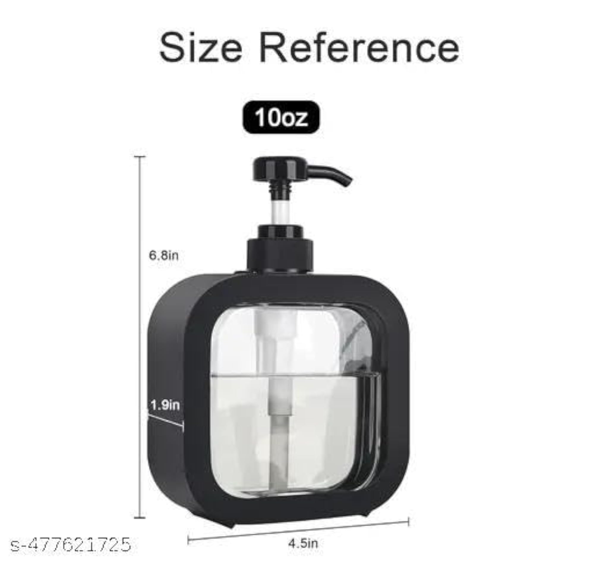 Stylish Liquid Soap Dispenser for Kitchen & Bathroom