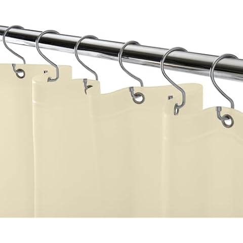 Bath Bliss Premium Hotel Weight Shower Curtain Liner Cover