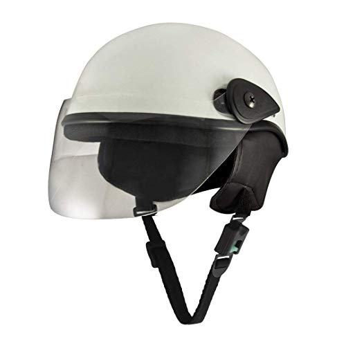 Image of Sage Square Multi-Purpose Half Helmet for Men, Women (Non-Motorized) (White Glossy)