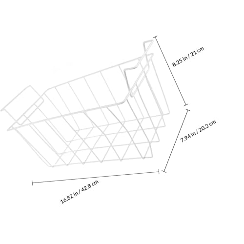Cesta para arcón frigorífico universal y organizador de congelador horizontal amplio 3