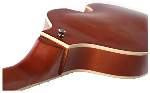 Rocktile VB-1 “Sir Paul” Vintage Beatbass - Violinbass - Bassgitarre - Hollowbody - 2 Humbucker - Sunburst