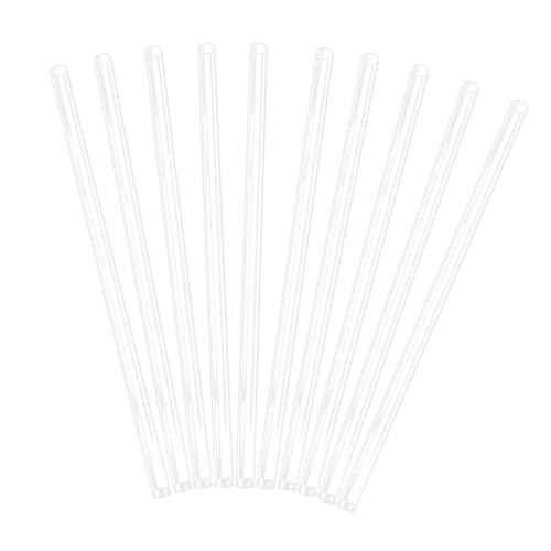 Toyvian 10pcs Clear Led Light Tube Protectors Transparent Shells for String Lights Stylish Outdoor Decoration Elegant Design for Parties and Holiday Ambiance