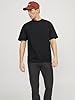 Jack & Jones Mens Jjebradley Tee Noos Pls T-Shirt, Black, 4XL UK #1