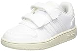 Cierres de velcro adidas Hoops 2.0 CMF, Basketball Shoe, Ftwbla Ftwbla Blamar, 27 EU