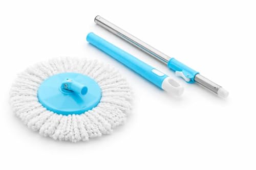 Image of KDJA Spin Mop Stick for Floor Cleaning Without Bucket with Extendable Handle Rod Replace Old Pocha with Easy Mopping Cleaner for Mop & Home, Kitchen ||