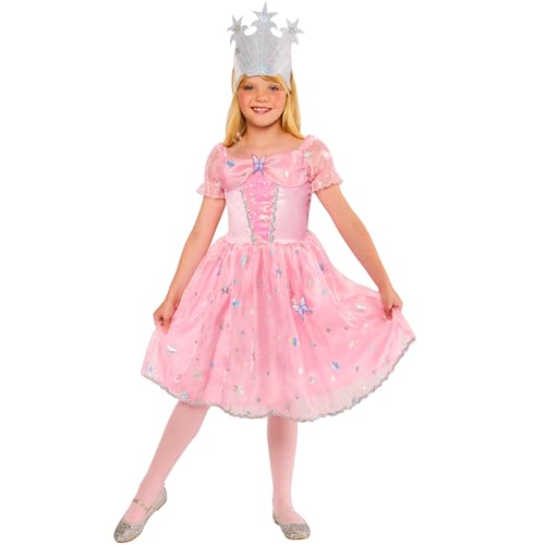 Rubies Disfraz oficial de Mago de Oz Glinda, disfraz para niños, 7-8 años, Halloween