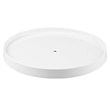 iDesign Linus Lazy Susan Turntable Spice Organizer Rack for Kitchen Pantry, Cabinet, Countertops - 14', White