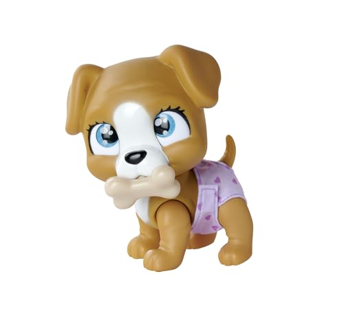 Simba 105953050 – Pamper Petz Hund, mit Trink- und Nässfunktion, Spielzeughund für Kinder ab 3 Jahren, Welpe zum Spielen, mit Überraschung und magischer Pfote