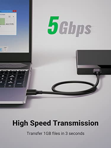 Image of NISHTECH High Speed USB 3.0 A to Micro B SuperSpeed for WD /Seagate /Toshiba /Samsung /Hitachi, etc External Hard Disk /Drives (Black)