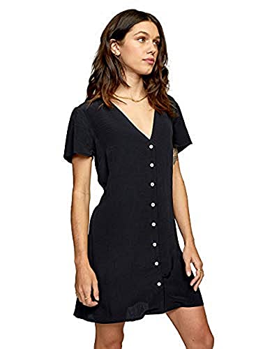 RVCA Women's Avery Woven Short Sleeve Dress4