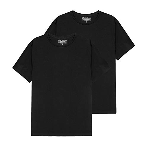 Bread & Boxers 2-Pack Crew-Neck T-Shirt Black XXL2