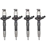 4PCS SM295050-0523 Common Rail Injection Nozzle SM295050-0521 Diesel Fuel Injector SM295050-0522 Compatible With Toyota Hilux 1KD 2KD