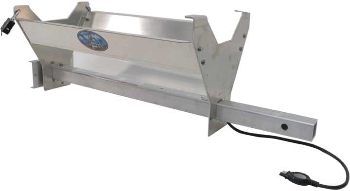 Vehicle Hitch for Alumacart Carts and Wagons (CRT020-A, Big Kahuna Solid Deck, Pull, Push, Jupiter Wagon)