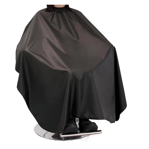 Capa de peluquería negra para hombres y mujeres
