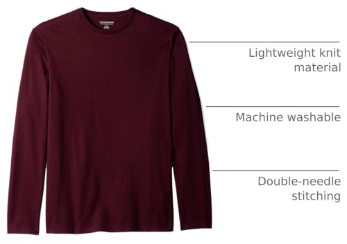 Image of Amazon Essentials Men's Slim-Fit Long Sleeve T-Shirt