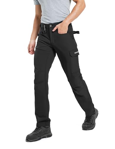 DURAWERK Men's 4-Way Stretch Cargo Pants, Work Pants, Durable Tactical Pants, Lightweight EDC Hiking Pants for Outdoor3
