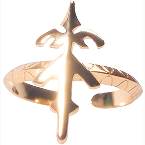 LUALU Anime Genshin Impact Paimon Finger Ring, Lifelike Ornaments Gift to Two-Dimensional Fans Cosplay Accessories Miniature Model Collections