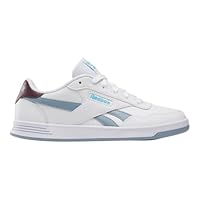Reebok Women's Court Advance Sneaker, White/White/Leisure Blue, 7 US