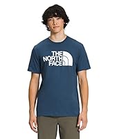 The North Face Men’s Short Sleeve Half Dome Tee, Shady Blue/TNF White, Large