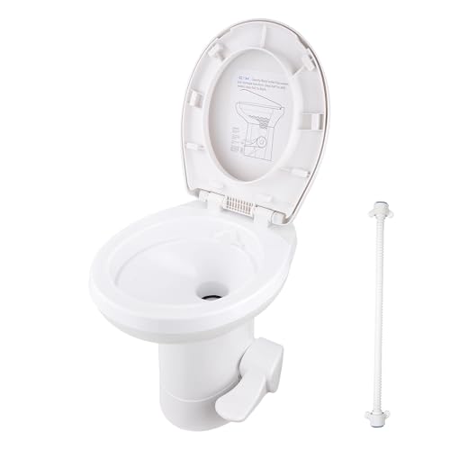 Yescom RV Camper Toilets Gravity Flush 20