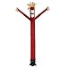 Mkevi 20ft Sky Air Puppet Dancer Inflatable Arm Flailing Tube Man Attachment - Wacky Wavy Wind Flying Dancing Man for DIY Stand Out Advertising - (Blower Not Included)