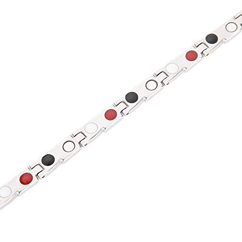 Pulseira de saúde, pulseira de cuidados de saúde de moda feminina, pulseira de aço inoxidável, prote