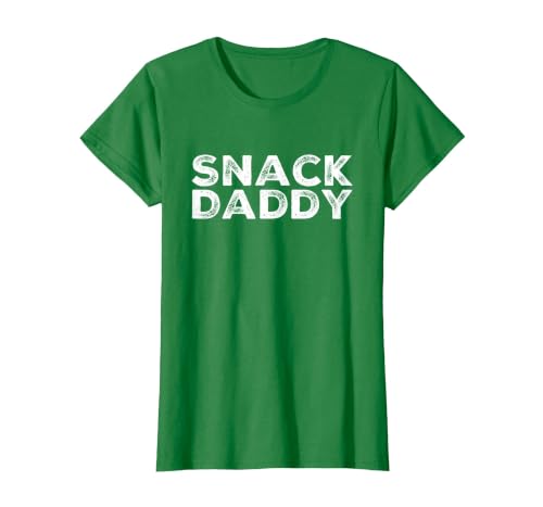 Snack Daddy T-Shirt, Women, Kelly Green, X-Small