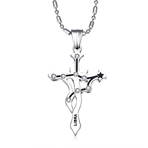 Pendentif collier zodiaque Verseau Sagittaire Balance Taureau